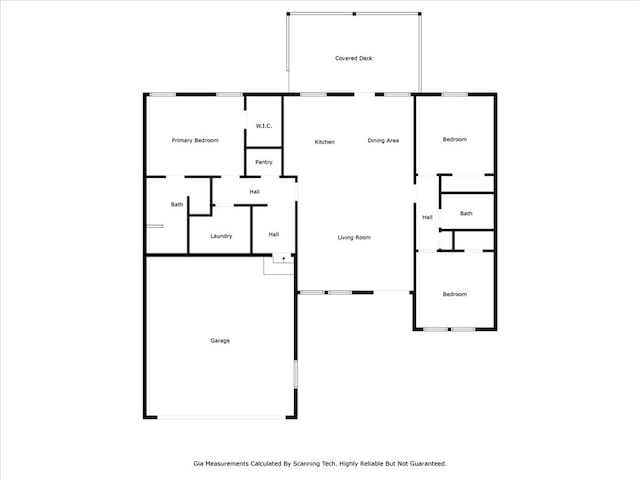 1205 Ramona Dr, Belton, SC 29627 - view of property floor plan