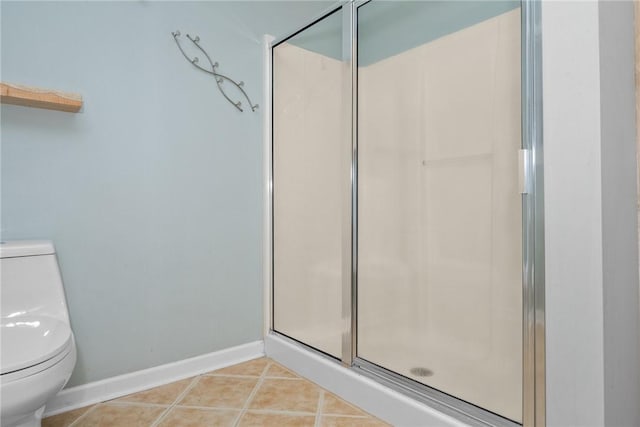 209 Falcon Crest Way, Pickens, SC 29671 - bathroom with a shower stall and tile patterned floors