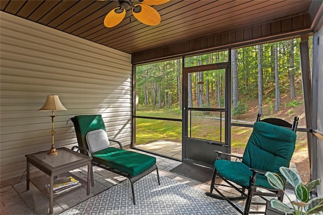 311 Buchanan Trl, Seneca, SC 29678 - sunroom / solarium featuring ceiling fan and plenty of natural light