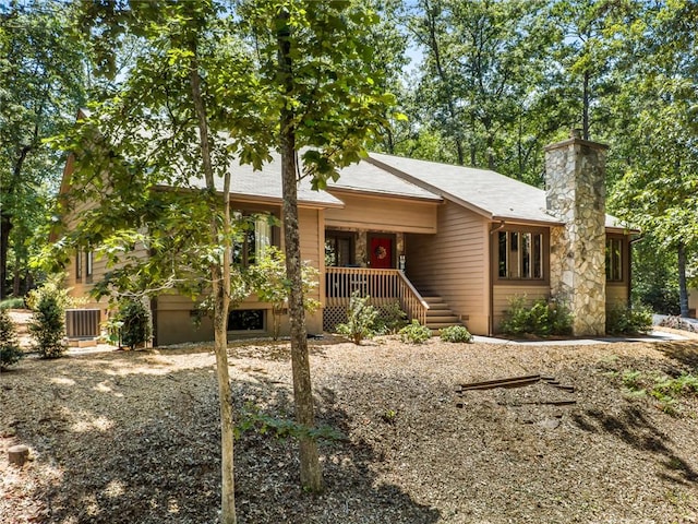 7 Drifter Ln, Salem, SC 29676 - view of front of property featuring a chimney and a porch
