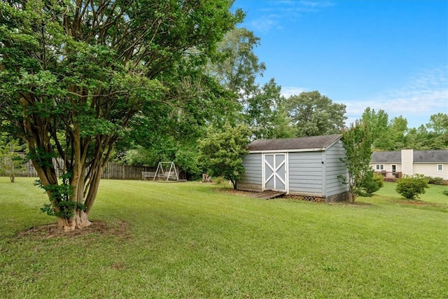 200 Camille St, Easley, SC 29642 - view of yard featuring a storage unit