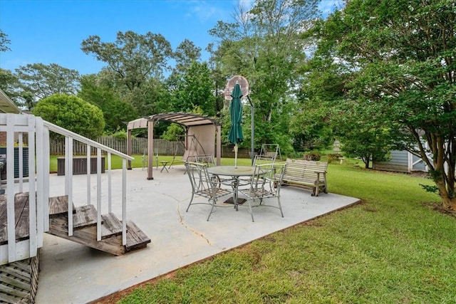 200 Camille St, Easley, SC 29642 - view of patio / terrace with a pergola