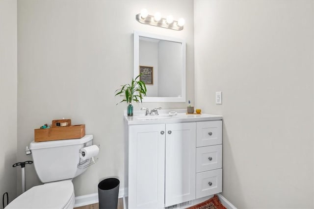 215 Ridgecrest Dr, Easley, SC 29640 - half bath with toilet and vanity