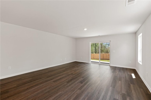 418 Kensington Cir Lot 19, Seneca, SC 29672 - empty room with dark wood-type flooring and recessed lighting