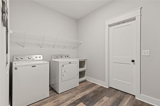500 Serria Way, Seneca, SC 29678 - laundry area with separate washer and dryer and wood finished floors