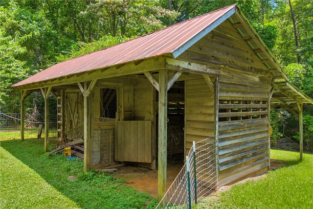 1399 Lake Jemiki Rd, Walhalla, SC 29691 - view of outdoor structure featuring an exterior structure and a view of trees