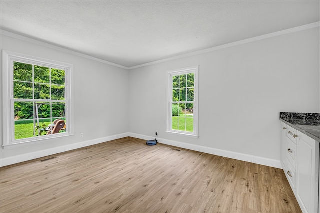 1399 Lake Jemiki Rd, Walhalla, SC 29691 - empty room with light wood-type flooring and crown molding