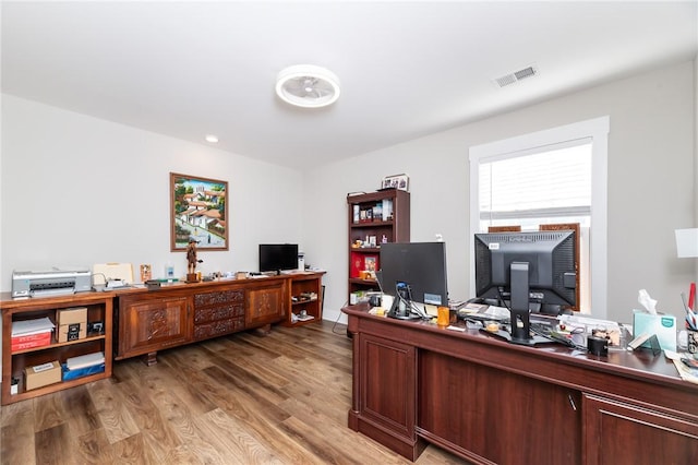 420 Merkel Dr, Greer, SC 29651 - office area featuring light wood-type flooring