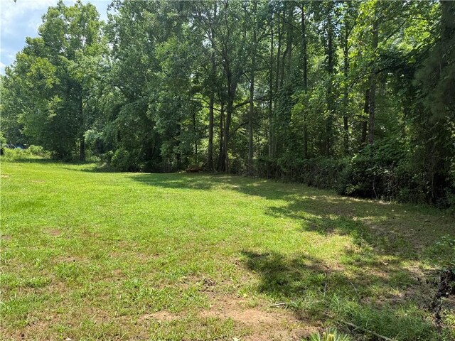 2110 Walhalla Hwy, Pickens, SC 29671 - view of grassy yard featuring a forest view