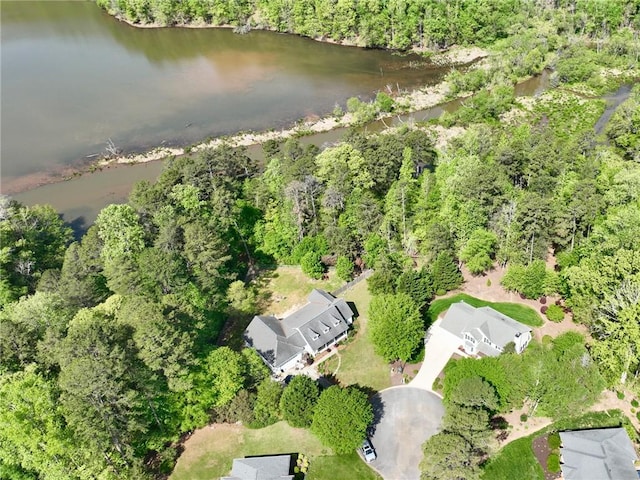 210 Wakefield Dr, Seneca, SC 29678 - aerial view of property and surrounding area featuring a nearby body of water and a forest