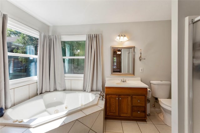 200 Mullins Ford Landing Rd, Westminster, SC 29693 - full bath with vanity, a whirlpool tub, and tile patterned floors