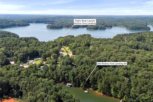 200 Mullins Ford Landing Rd, Westminster, SC 29693 - aerial view of a large body of water