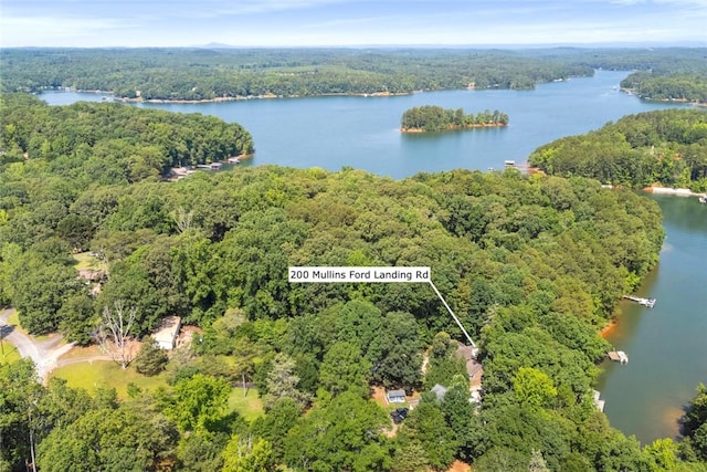 200 Mullins Ford Landing Rd, Westminster, SC 29693 - aerial overview of property's location with a forest and property boundaries highlighted