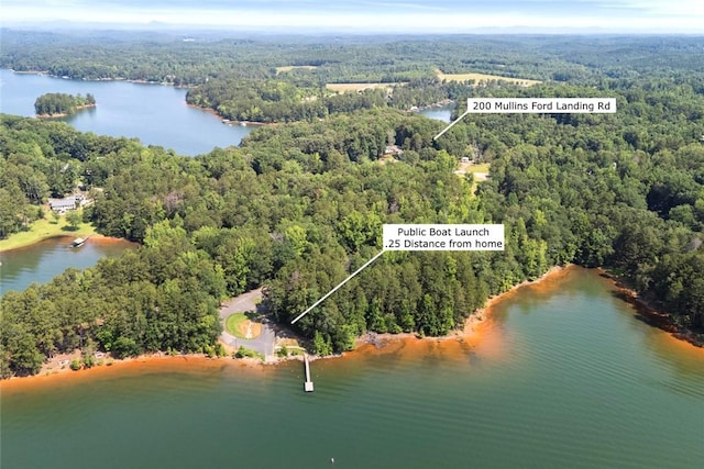 200 Mullins Ford Landing Rd, Westminster, SC 29693 - bird's eye view of a forest and a large body of water