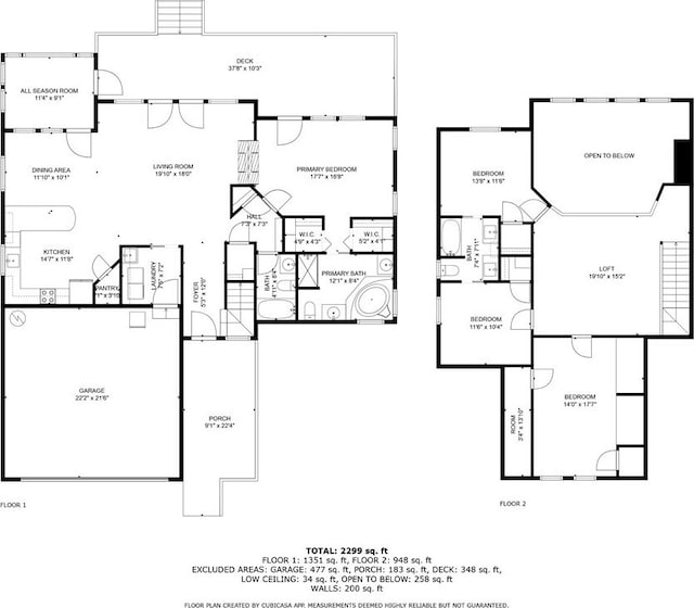 200 Mullins Ford Landing Rd, Westminster, SC 29693 - view of home floor plan