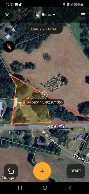 150 Prater Dr, Seneca, SC 29678 - aerial view of property's location