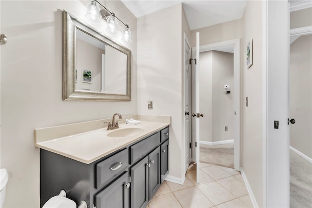 4 Slack Tide Ct, Salem, SC 29676 - bathroom with vanity and tile patterned floors