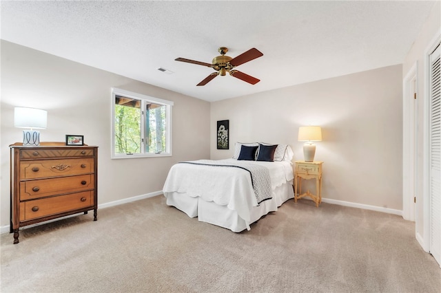 4 Slack Tide Ct, Salem, SC 29676 - carpeted bedroom with a ceiling fan and a closet
