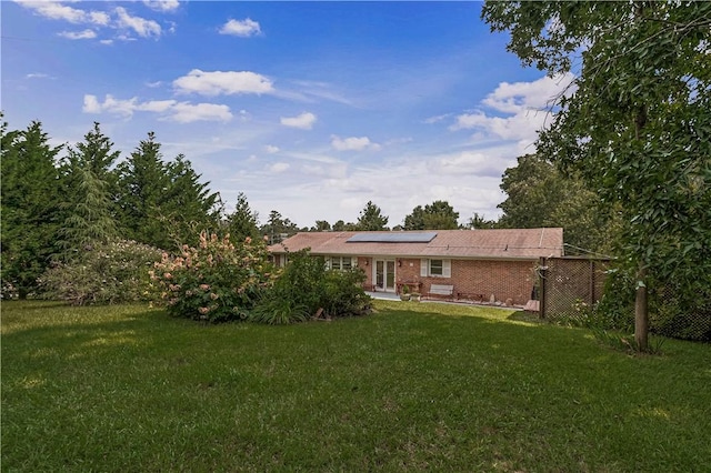 4 Grandview Rd, Travelers Rest, SC 29690 - view of green lawn with french doors