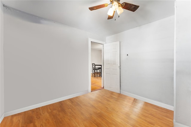 805 Cooley Bridge Rd, Pelzer, SC 29669 - spare room featuring a ceiling fan and wood finished floors