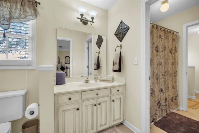 105 Wren Crossing Ct, Easley, SC 29642 - full bathroom with vanity, tile patterned floors, and curtained shower