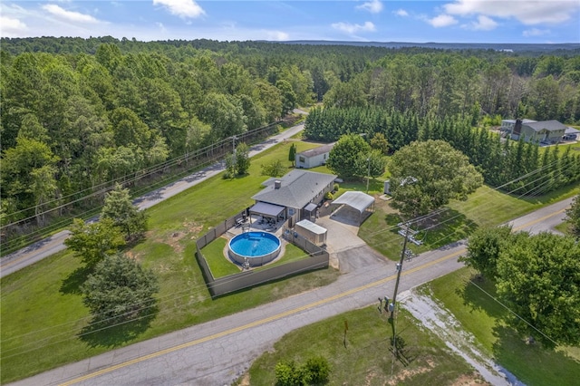 701 Durham Brown Rd, Seneca, SC 29678 - aerial view of a forest and a pool area