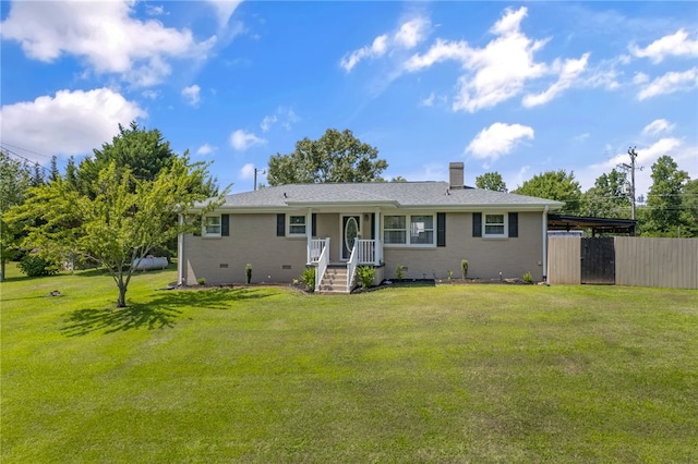 701 Durham Brown Rd, Seneca, SC 29678 - back of property with a chimney