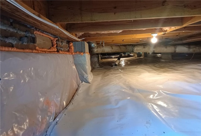 412 Bishop Branch Rd, Pendleton, SC 29670 - below grade area featuring crawl space