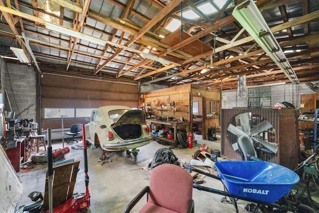 404 Simpson St, Westminster, SC 29693 - garage featuring a workshop area