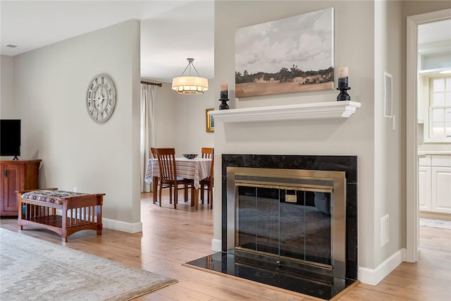 122 Downs Blvd, Clemson, SC 29631 - living room with wood finished floors