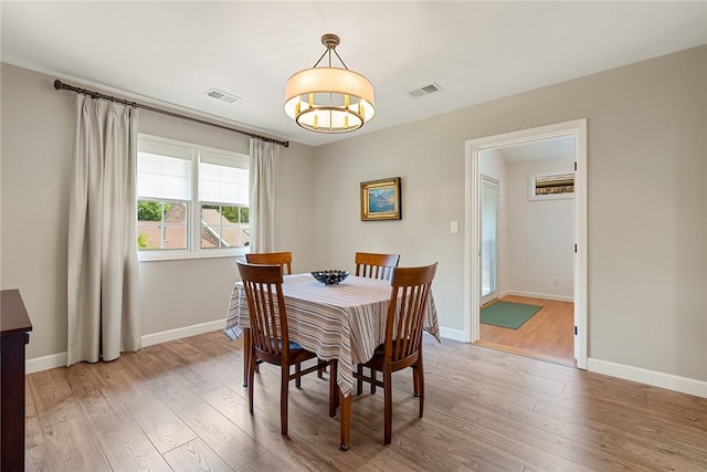 122 Downs Blvd, Clemson, SC 29631 - dining space with light wood-style floors and baseboards
