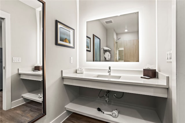 13500 Clemson Blvd Unit 2225A, Seneca, SC 29678 - full bath featuring wood finished floors and vanity