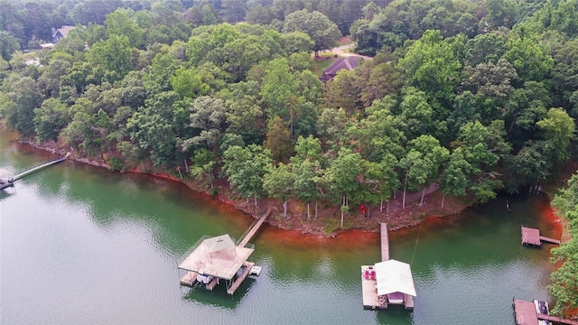 210 Rosewood Cir, Hartwell, GA 30643 - drone / aerial view of a nearby body of water