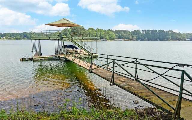 210 Rosewood Cir, Hartwell, GA 30643 - dock area with a water view