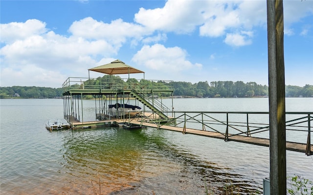 210 Rosewood Cir, Hartwell, GA 30643 - dock featuring a water view
