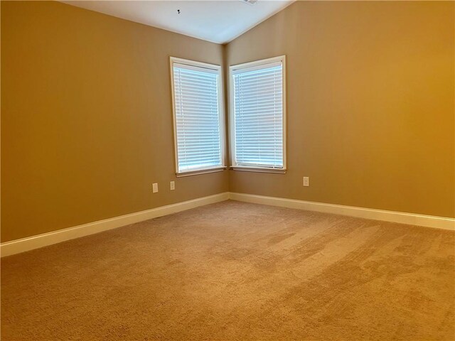 1016 Sand Palm Way, Anderson, SC 29621 - unfurnished room with light colored carpet and vaulted ceiling