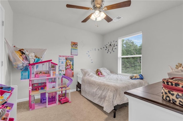 117 Enchanted Walk, Pickens, SC 29671 - carpeted bedroom with a ceiling fan and baseboards