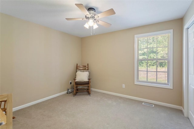 518 Pecan Grove Rd, Seneca, SC 29672 - unfurnished room with light colored carpet and ceiling fan