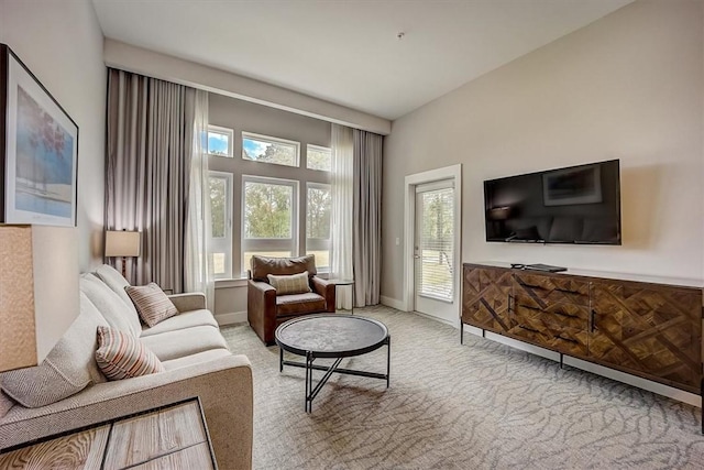 13500 Clemson Blvd Unit 3104Ab, Seneca, SC 29678 - carpeted living area featuring baseboards