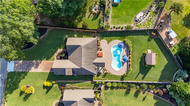 2444 Poole Rd, Greer, SC 29650 - bird's eye view of a pool