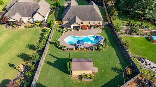 2444 Poole Rd, Greer, SC 29650 - view of subject property with a pool
