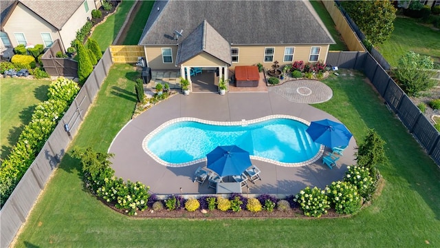 2444 Poole Rd, Greer, SC 29650 - view of subject property with a pool area