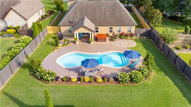 2444 Poole Rd, Greer, SC 29650 - view of swimming pool with a fenced backyard