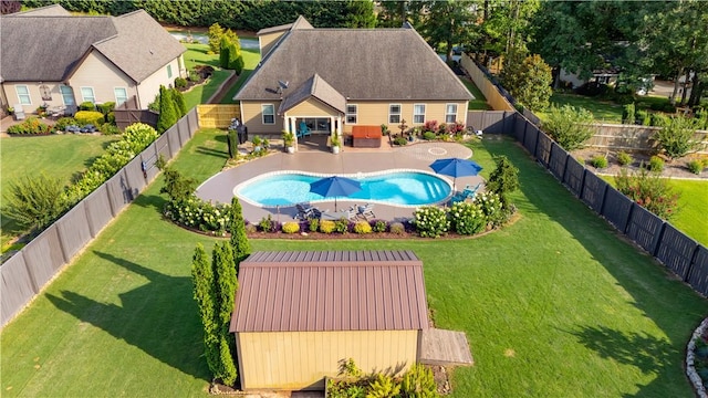 2444 Poole Rd, Greer, SC 29650 - view of swimming pool featuring a fenced backyard