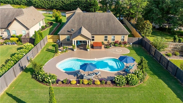 2444 Poole Rd, Greer, SC 29650 - view of swimming pool with a fenced backyard