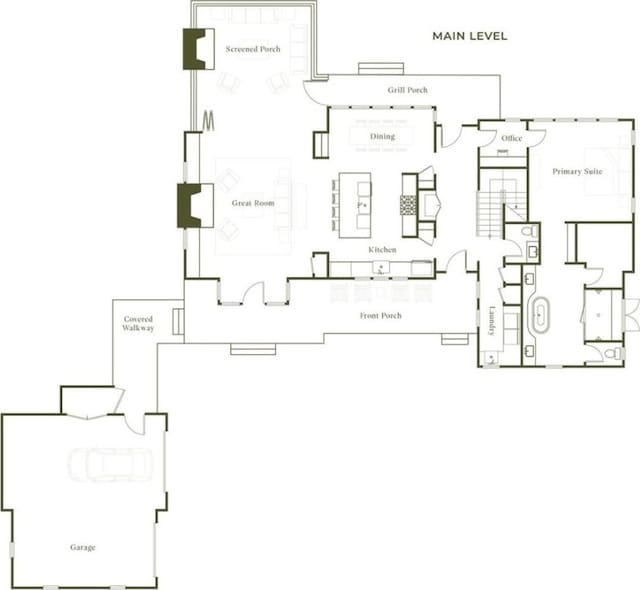 LOT10 Laurel Pond Way, Sunset, SC 29685 - view of floor plan / room layout