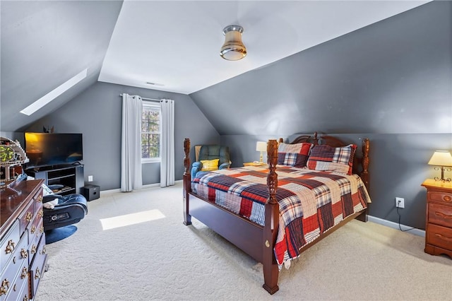 308 Amethyst Way, Seneca, SC 29672 - carpeted bedroom with vaulted ceiling and baseboards