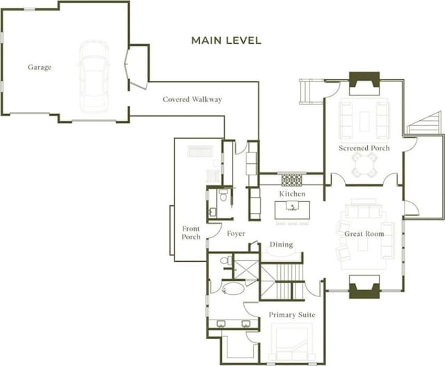 LOT1 Laurel Pond Way, Sunset, SC 29685 - view of home floor plan