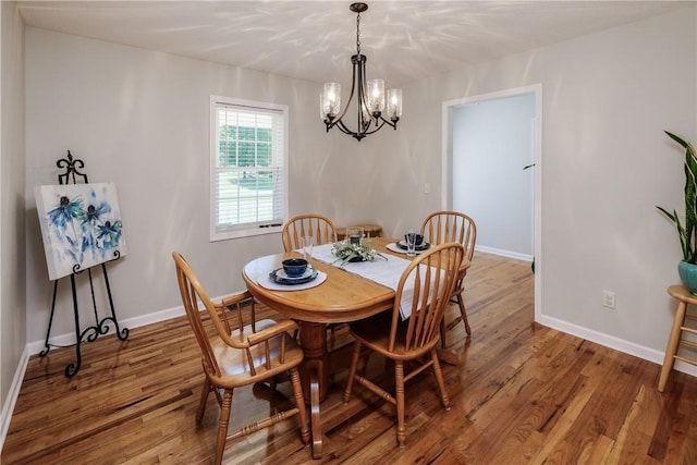 100 Crosscreek Dr, Anderson, SC 29621 - dining room with a chandelier and wood finished floors