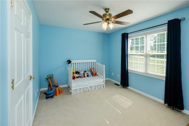 100 Crosscreek Dr, Anderson, SC 29621 - bedroom with carpet floors and ceiling fan